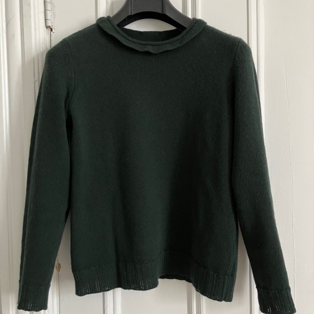 APC dark green sweater S M